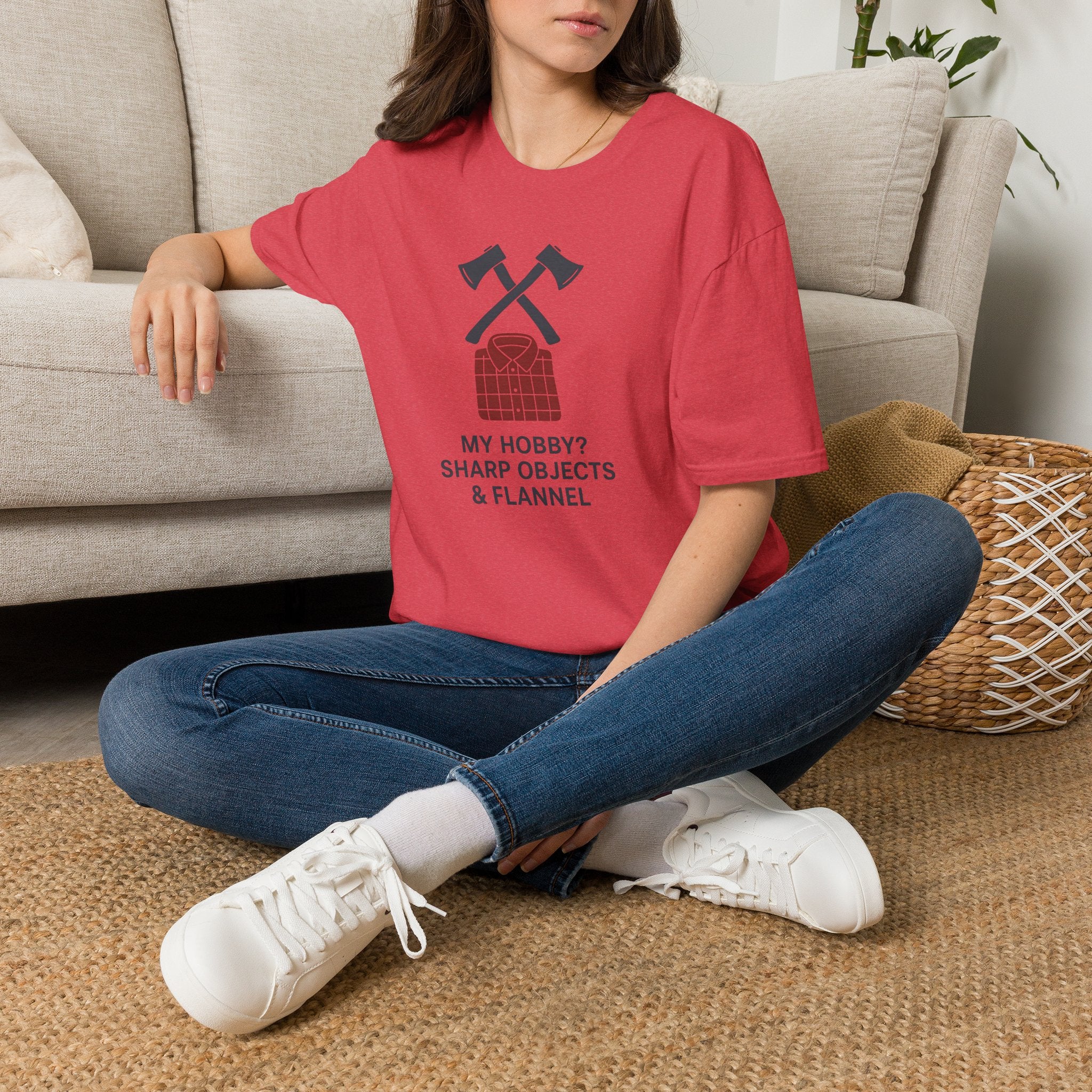 Axes and Flannel T-Shirt