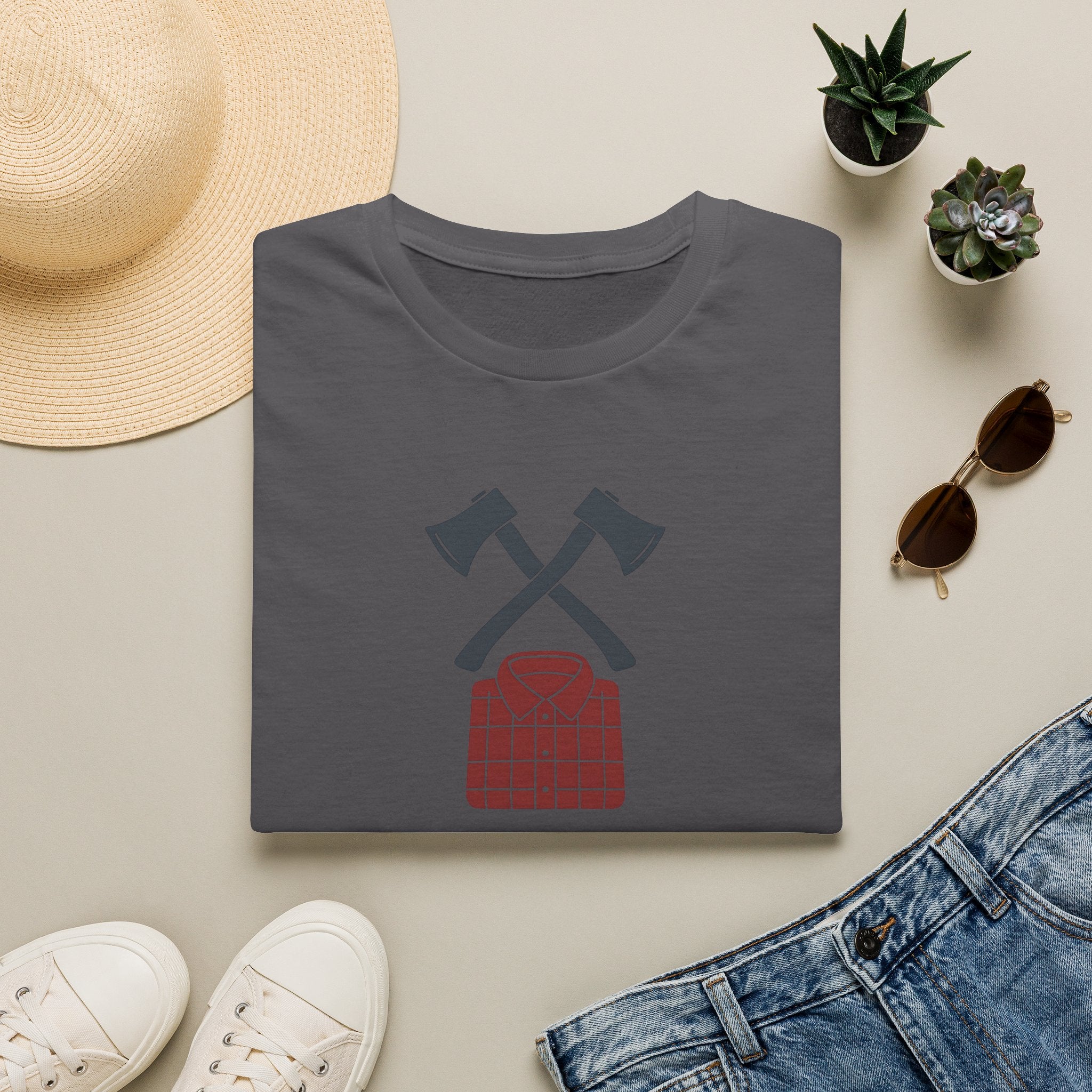 Axes and Flannel T-Shirt