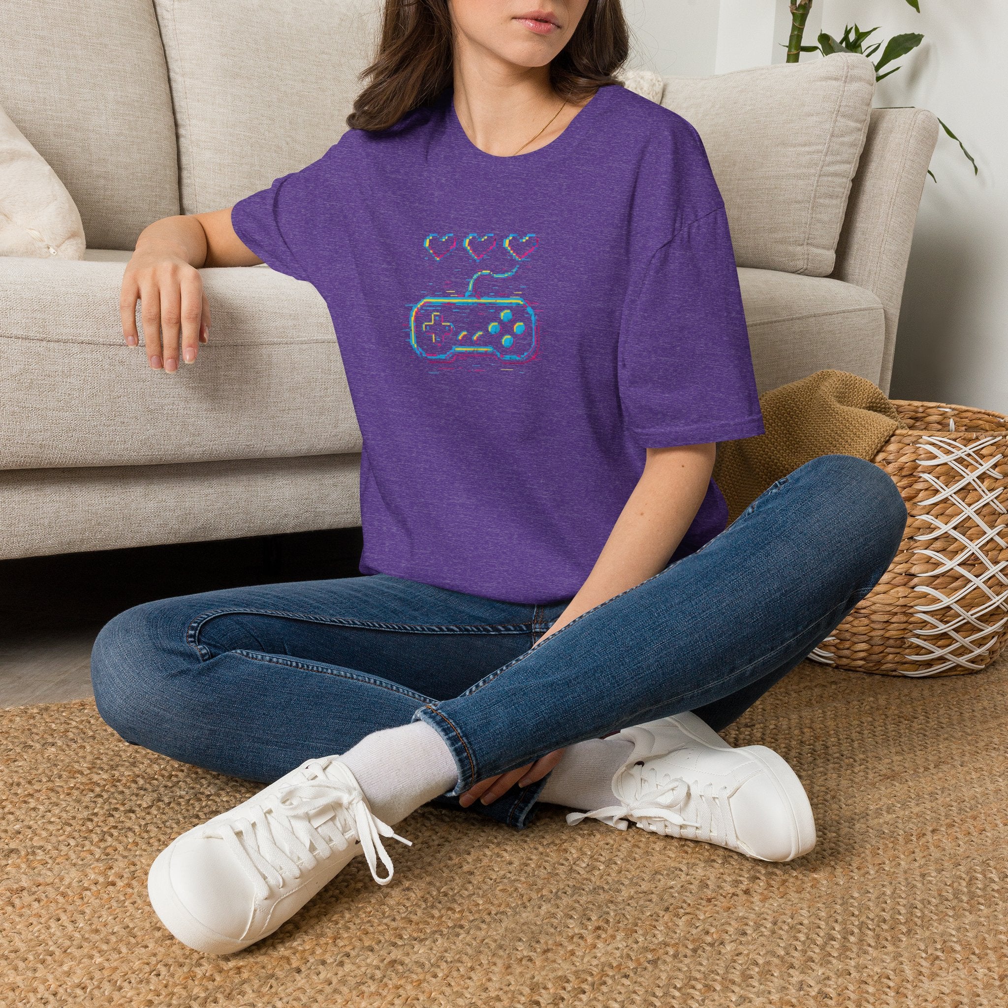 Three Hearts Gaming Controller T-Shirt
